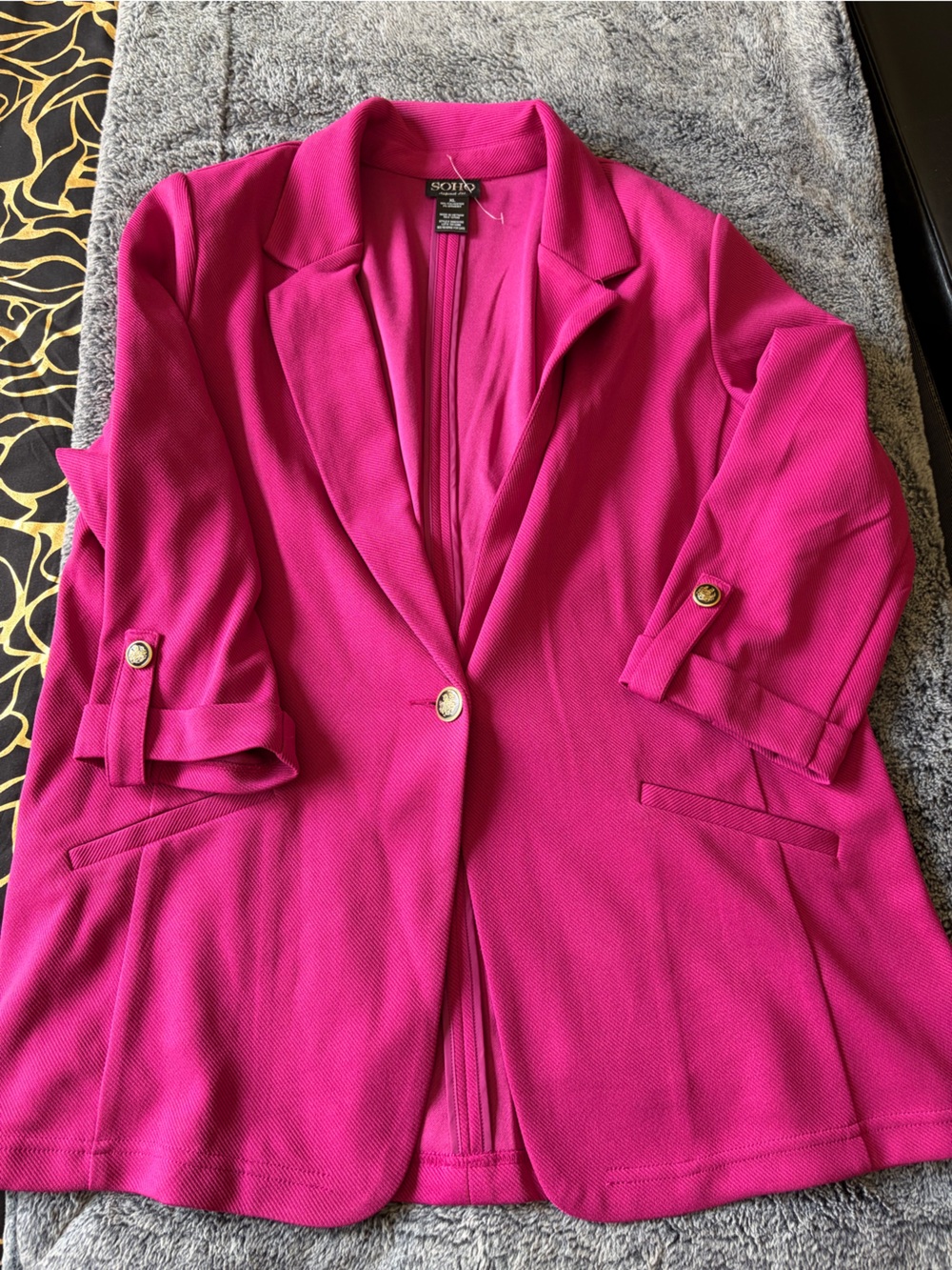 SOHO Pink Blazer Size XL
